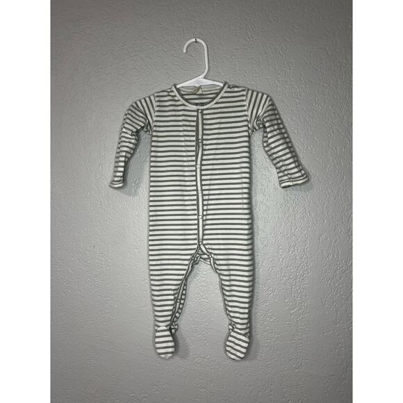 Quincy Mae Striped Footie - Picture 1 of 5